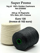 Super Promo 100% Golden Cashmere e reginella
