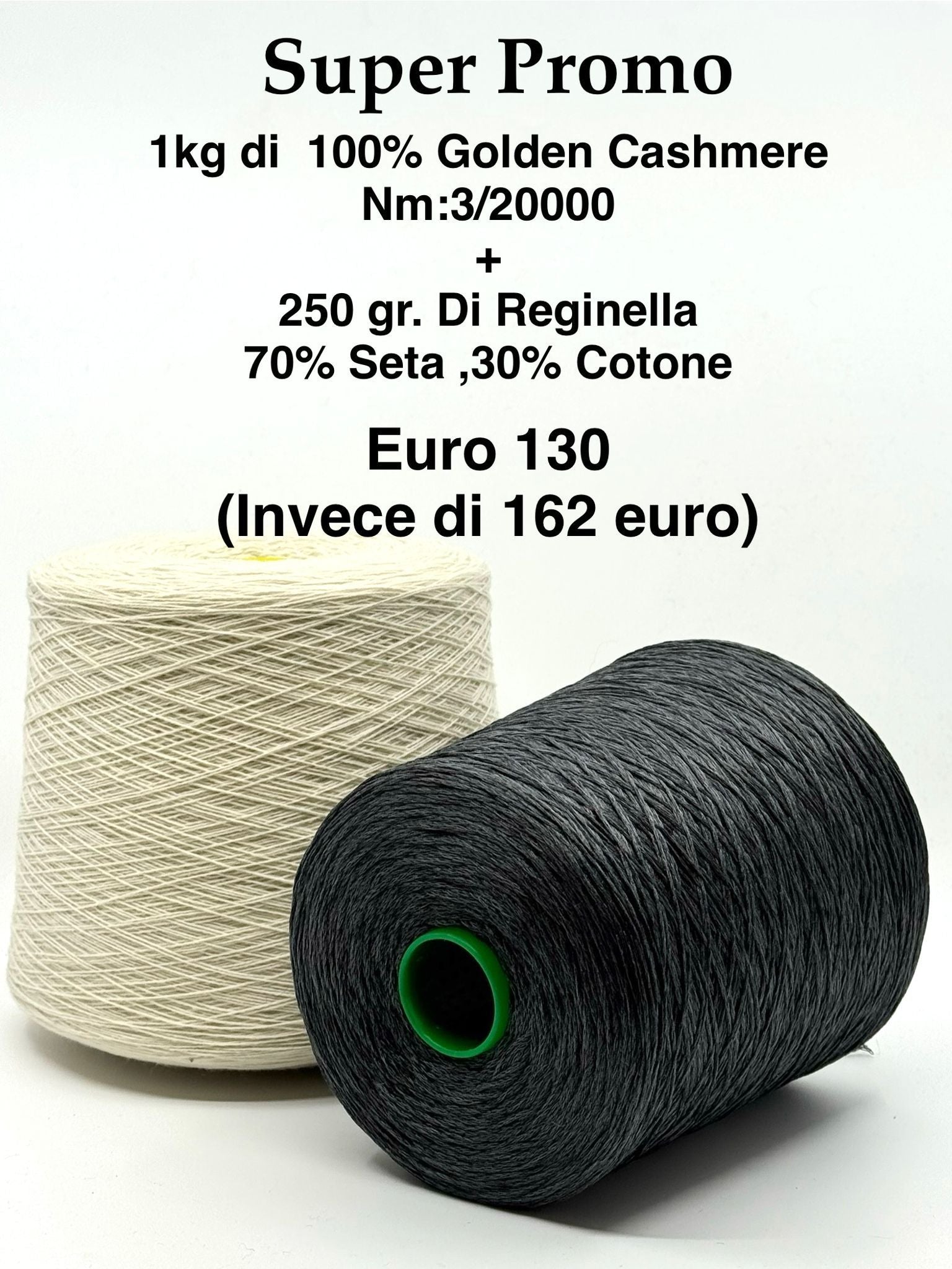 Super Promo 100% Golden Cashmere e reginella