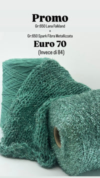 Lana Falkland+ spark fibra metallizzata