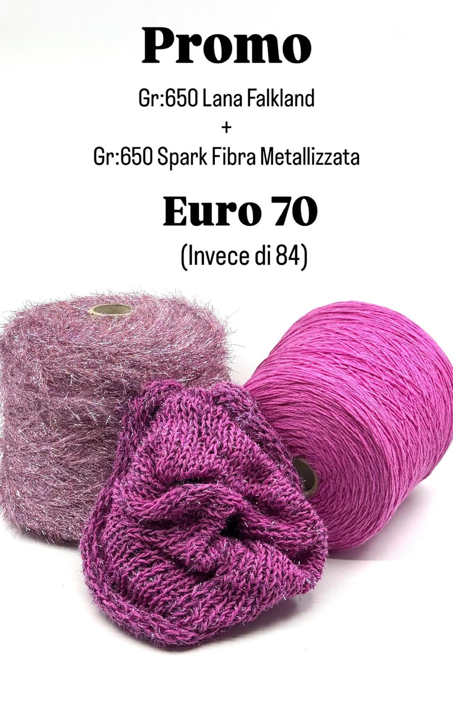 Lana Falkland+ spark fibra metallizzata